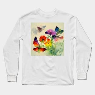 In the cottage gardens II Long Sleeve T-Shirt